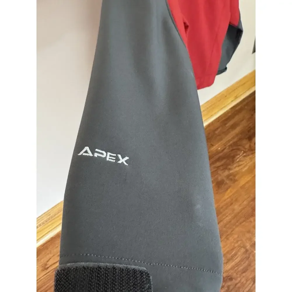 The North Face Apex Bionic Red Jacket Softshell Full Zip Medium